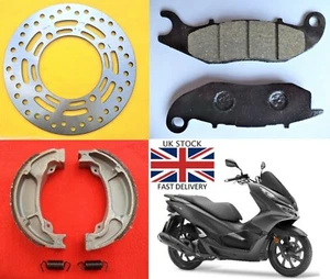 PCX125 HONDA FRONT BRAKE DISC + PADS + SHOES 2018 - 2021 ABS PCX HONDA - Picture 1 of 11