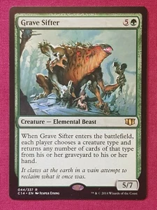 Magic The Gathering COMMANDER 2014 C14 GRAVE SIFTER green card MTG - Picture 1 of 2