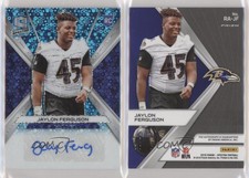 2019 Panini Spectra Neon Blue /99 Jaylon Ferguson #RA-JF Rookie Auto RC