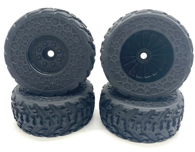 Arrma FIRETEAM 6s BLX  - TIRES & Wheels (DBoots glued black ARA7618 - Image 1 of 3