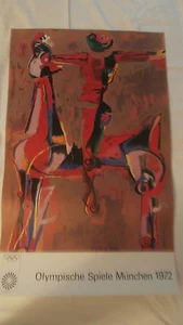 Kunst Plakat Edition Olympia 1972 von Marino Marini - Bild 1 von 1