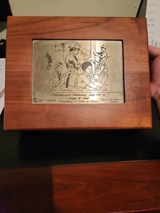 Vintage Jewelry Box From C&P Telephone Presented in 1986 for 33 years of Service - Picture 1 of 14
