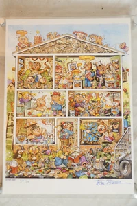Garbage Pail Kids GPK TOM BUNK Art Sketch 11x15 #59/100 handsigniert Adam Bomb - Bild 1 von 5