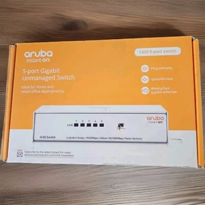 HPE Instant On 1430 5-Port Gb Unmanaged Layer 2 Ethernet Switch R8R44A#ABA - Picture 1 of 4