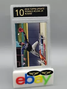 2018 Topps Update Atlanta Braves RONALD ACUNA JR #US252 rookie RC mint LRG 10 - Picture 1 of 2