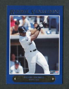 Frank Thomas 1992 Fleer Rookie Sensations #1 MLB Baseball Card Near Mint / MINT