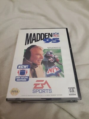 Madden NFL 95 - Sega Genesis - Brand New & Sealed! - Item # 18 - Image 1 of 4