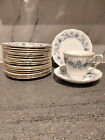 Lovely vintage Colclough Braganza 1xtea cup 1xsoucer 18x small plates Bone China