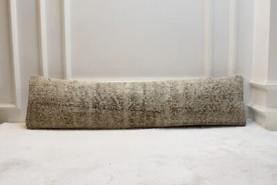 Brown Colors Decorative Turkish Rug Pillow Case, 12x48 inc Vintage Pillow Cover, - Image 1 of 4