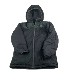 The North Face Boys Ski Winter Jacket Hooded Reversible Zip Long Sleeve L 14/16 - Picture 1 of 12