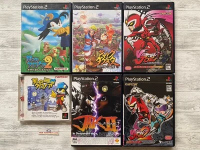 SONY PS 1  2 Kaze no Klonoa & Jack and Daxter 1 2 & Viewtiful Joe 1 2 from Japan - Image 1 of 4