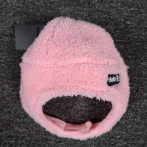 Hurley Winter Hat Girls Toddler Medium Unisex Pink Outdoor Hook Loop Chin Strap - Picture 1 of 9