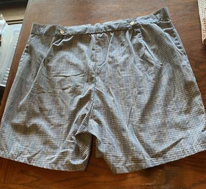 Vintage Jantzen Men's Swim Trunks Shorts Blue Striped size 40 13” Rise 5” Leg - Picture 1 of 6
