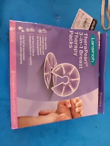 Lansinoh TheraPearl 3-in-1 Brust heiße Kälte Therapie 2 wiederverwendbare Packungen mit Bezügen Neu in Verpackung - Bild 1 von 1