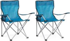 IntimaTe WM Heart Camping Chair Blue 40 cm x 82 cm x 80 cm 2pcs 
