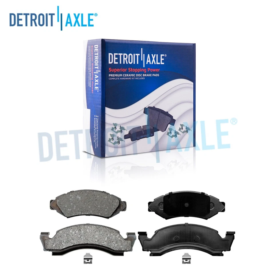 Pastillas de freno delanteras de cerámica para Ford Bronco F-150 E-150 Econoline 1987-1993 Foto 1 de 4
