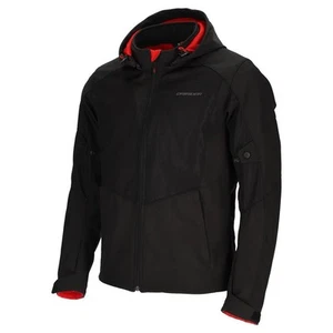 Dririder BLVD Air Soft Shell Hooded Jacket - Black - Picture 1 of 10