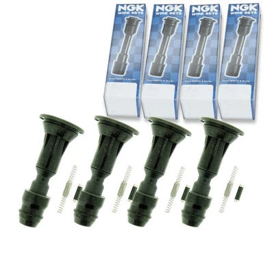 4 pcs NGK Ignition Coil Boot for 2012-2015 Chevrolet Captiva Sport 2.4L L4 - kk - Image 1 of 4