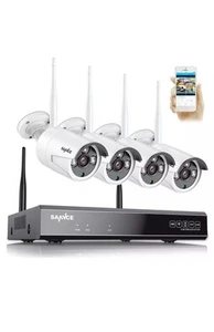 SANNCE 8CH 4K NVR 3MP POE Security IP Camera System Two Way Audio US Shipping - Picture 1 of 13
