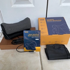 Gadole Heated Neck Stretcher FDES115 Relax Neck & Shoulders Black New Open Box - Picture 1 of 12