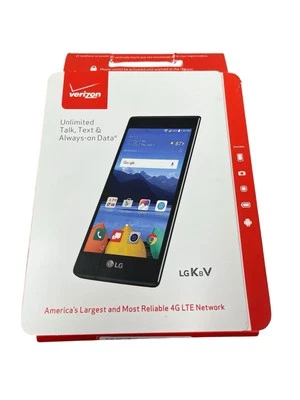 LG K8 V Smartphone Touchscreen Prepaid Verizon Network Black - Image 1 of 4