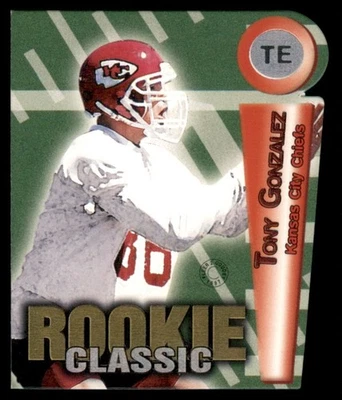 Fleer Goudey II 1997 Rookie Classics #9 Tony Gonzalez Chiefs Foto 1 de 2