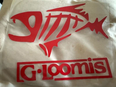 GRAN CALCOMANÍA CON LICENCIA G LOOMIS, PORTÁTIL, ESTUCHE DE GUITARRA CAJA DE PESCA Foto 1 de 3
