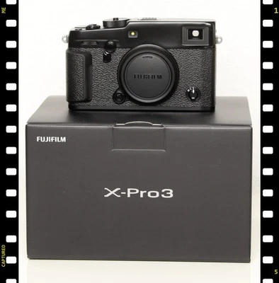 Fujifilm X-Pro3 Schwarz Body + JJC Handgriff HG-XPRO3 | sehr gut | APS-C X-Mount - Bild 1 von 4