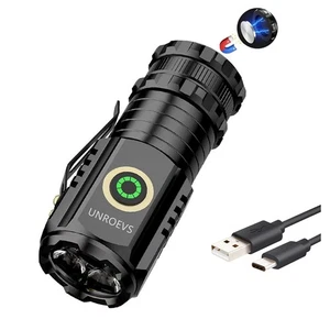 Mini LED Flashlight Rechargeable USB C Charging, Small Flashlights Powerful M... - Bild 1 von 8
