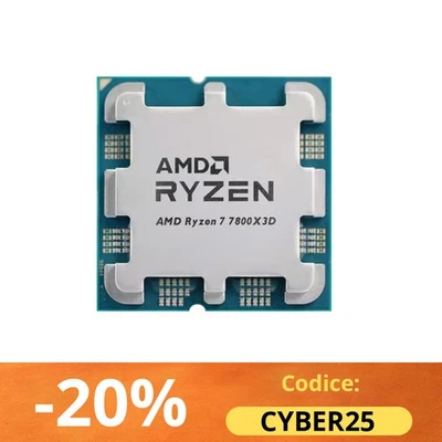 AMD Ryzen 7 7800X3D AM5 5GHz 8Core 16T L3 Cache 96MB Sockel 120W CPU Tray - Bild 1 von 3