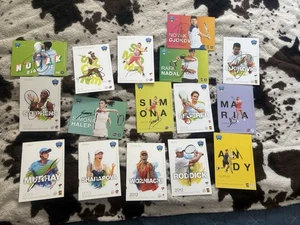 Signed Western & Southern Open 16 Cards With Big 4 And More - Picture 1 of 5