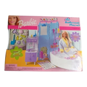Barbie All Around Home Bathroom Playset Mattel 67555 Attachment 2001 Vintage - Picture 1 of 3