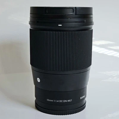 SIGMA 16mm F/1.4 DC DN Contemporary Lens for Sony E - mount Black - Image 1 of 4