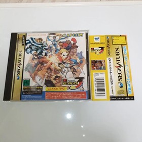 Street Fighter ZERO 3 for Sega Saturn Capcom Fighting Game Japan Ver. Used