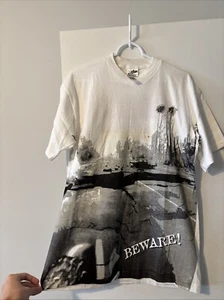 CAMISETA GODZILLA 1997 VINTAGE AÑOS 90 Promo REY DE LOS MONSTRUOS NEGRA GRANDE AOP NUEVA CON ETIQUETAS - Imagen 1 de 12