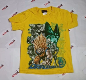 Vintage Dragon Ball Z Shirt Kids Small Yellow Goku VTG C1 - Picture 1 of 10
