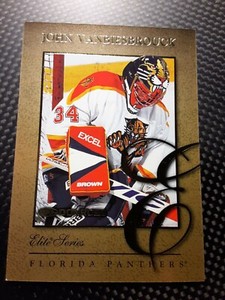 97/98 DonRuss Elite ELITE SERIES Insert JOHN VANBIESBROUCK #8 Panthers /2500