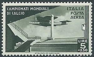1934 REGNO POSTA AEREA MONDIALI DI CALCIO 5 LIRE MNH ** - UR42-5 - Imagen 1 de 1