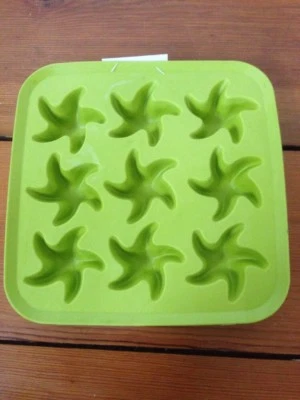 IKEA Silicone Rubber Flexible Ice Cube Fat Bomb LCHF Keto Tray Starfish Mold - Image 1 of 4