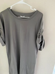 CALVIN KLEIN-SIZE SMALL GRAY DRESS FOR WOMEN - Picture 1 of 2