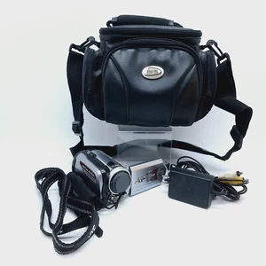 JVC Everio GZ-MG21U 20GB Hard Disk Camcorder AC Adapter Battery AV Cable Case - Picture 1 of 7