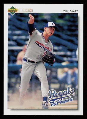 1992 Upper Deck Minor League Phil Hiatt #176 Memphis Chicks Baseball Card - Image 1 of 2