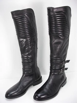 BOTAS CROFT SHERIDAN MIA MOTO CUERO NEGRO BOTAS HASTA LA RODILLA MUJER 38 Foto 1 de 4