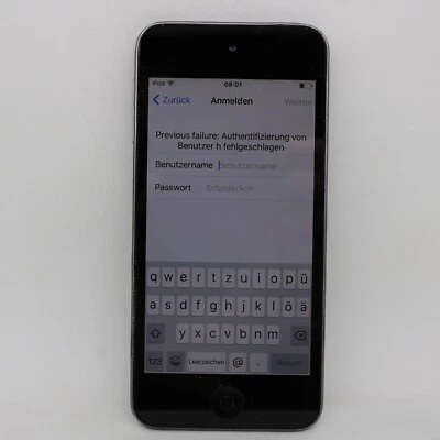 Apple iPod touch 5. Generation Grau (32GB) MP3 / Gesperrt / Bluetooth / Händler - Bild 1 von 4