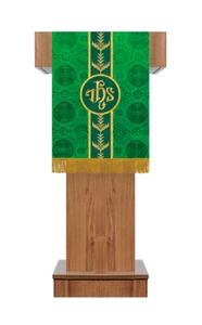 Liturgical Embroidered Altar Pulpit/Lectern Hanging for Church Use - Picture 1 of 37