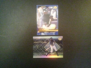 VINTAGE 1999 *ALFONSO SORIANO dei N.Y. YANKEES* LOTTO DI 2 CARTE UD ROOKIE MLB - Foto 1 di 2