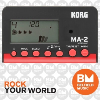 Korg MA-2 Digital Metronome Red For Drum Guitar Piano MA2 - Replaced MA1 - image 1 of 3