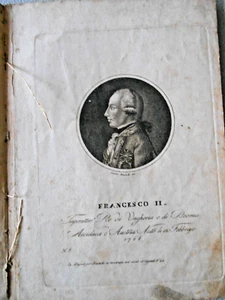 Antica Stampa - Francesco II Re di Ungheria e Boemia Arciduca D'Austria -1800 ca - Foto 1 di 1