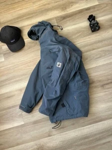 Chaqueta Jack Wolfskin Vintage Para Hombre Abrigo Gore-Tex Con Capucha Talla M/L (3 en 1) - Imagen 1 de 14