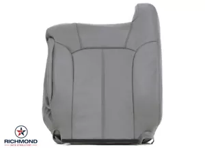 Chevy Tahoe LT 2000 LS-Driver lateral magro trasero de repuesto cubierta de asiento de cuero gris - Imagen 1 de 10
